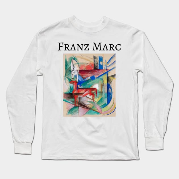 Franz Marc abstract artwork Long Sleeve T-Shirt by Cleopsys